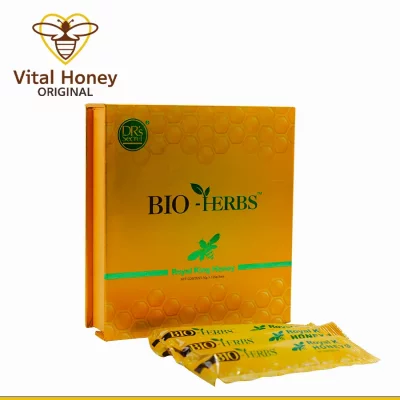 Bio Herbs Royal King Honey / Vital Honey 30g (One Box* 10sachets)