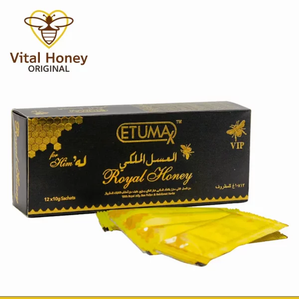 Etumax Royal Honey VIP For Him 10g (One box 12 Sachets)